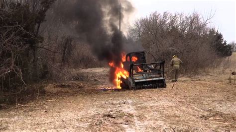 fire extinguisher in bobcat skid steer|Skid loader fire risk .